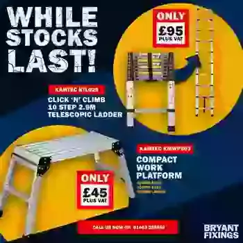 Telescopic Ladder & Compact Work Platform Offer!